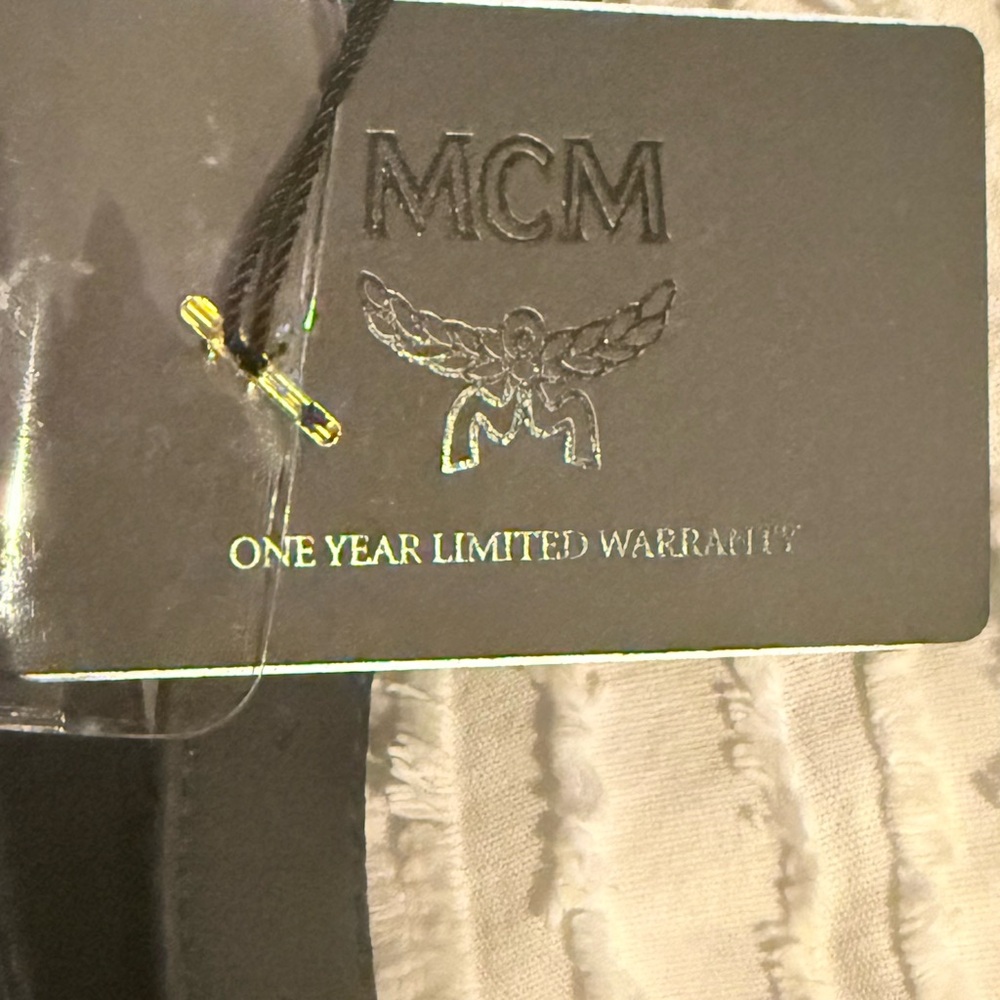 MCM Aren, distinctive Visetos monogram leather belt. New with tags. - Picture 2 of 7